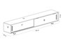 Hanah Home Soporte para TV Blanco